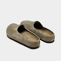 Women's Birkenstock Amsterdam Wrapped Suede Leather Clogs