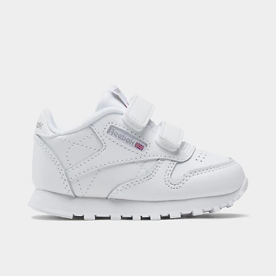 Kids' Toddler Reebok Classic Leather Hook-And-Loop Casual Shoes
