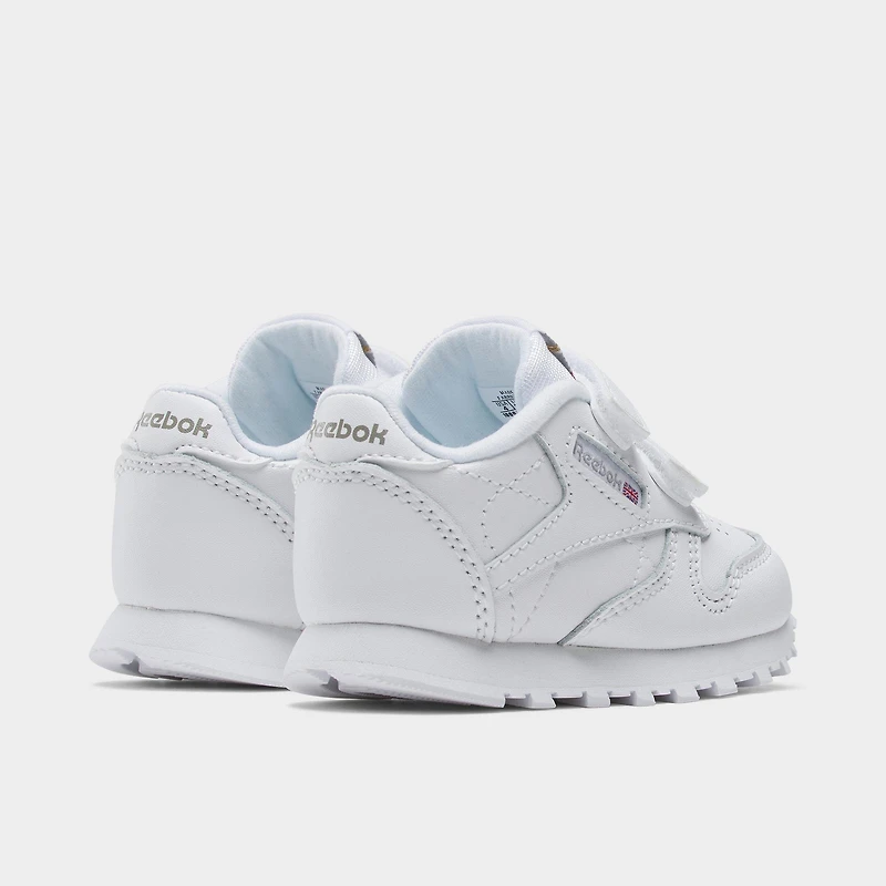 Kids' Toddler Reebok Classic Leather Hook-And-Loop Casual Shoes