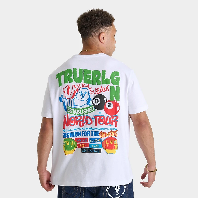 Men's True Religion World Tour Pool Ball T-Shirt