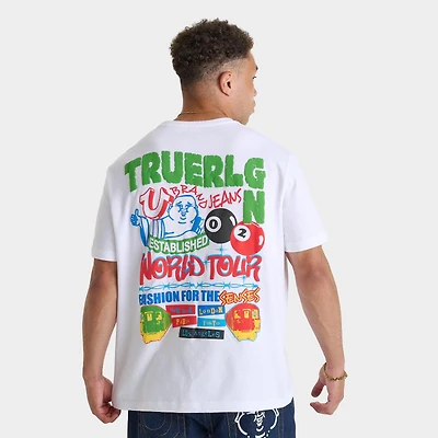 Men's True Religion World Tour Pool Ball T-Shirt