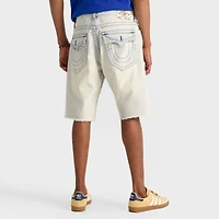 Men's True Religion Ricky Frayed Flap Denim Shorts