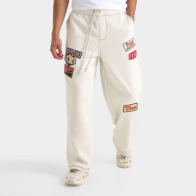 Men's True Religion Big T Patch Baggy Fleece Sweatpants