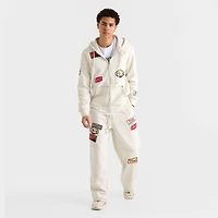 Men's True Religion Big T Patch Baggy Fleece Sweatpants
