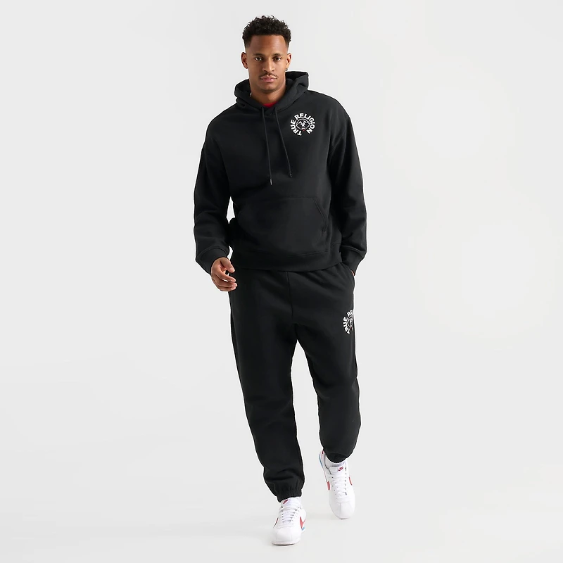 Men's True Religion Buddha Face Fleece Pullover Hoodie