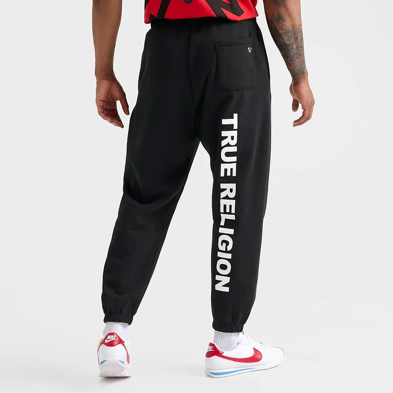 Men's True Religion Buddha Face Fleece Jogger Pants