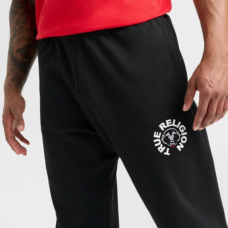 Men's True Religion Buddha Face Fleece Jogger Pants