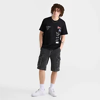 Men's True Religion Vinny Big T Cargo Denim Jean Shorts