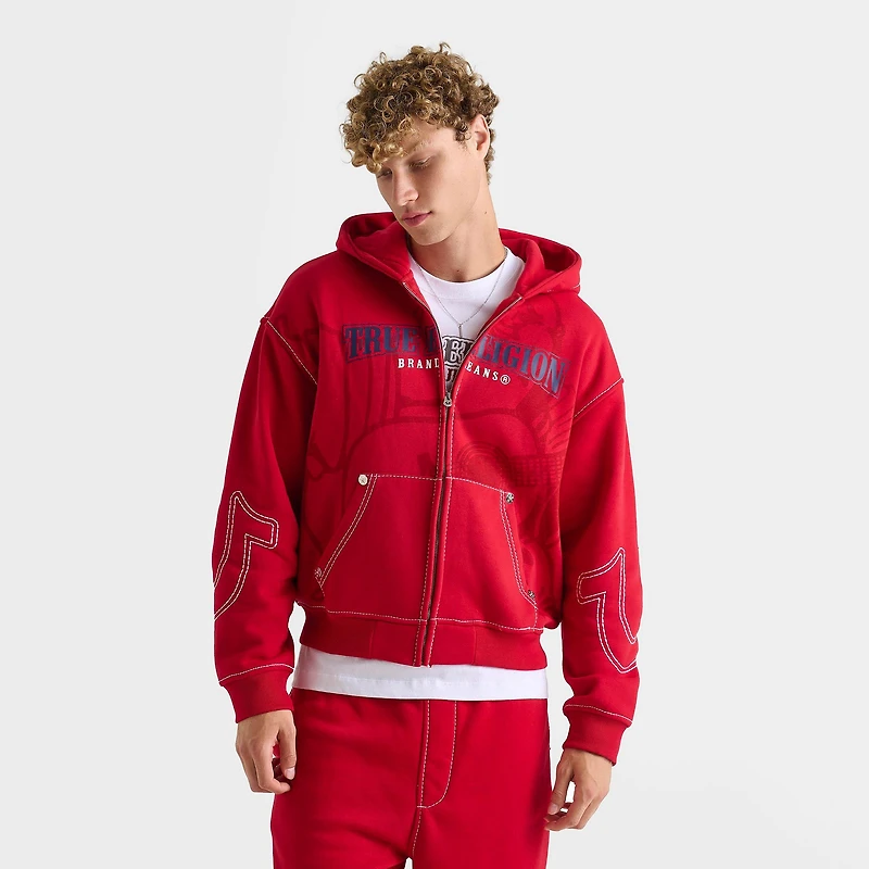 Men's True Religion Buddha Big T Full-Zip Hoodie