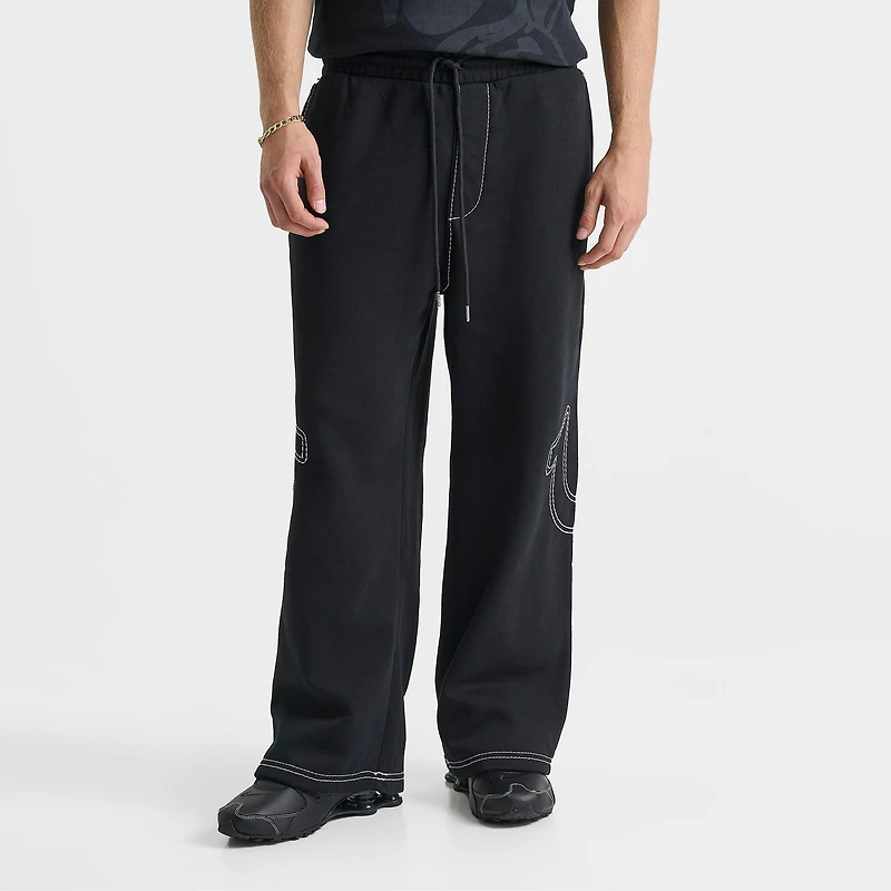 Men's True Religion Big T Baggy Fleece Sweatpants