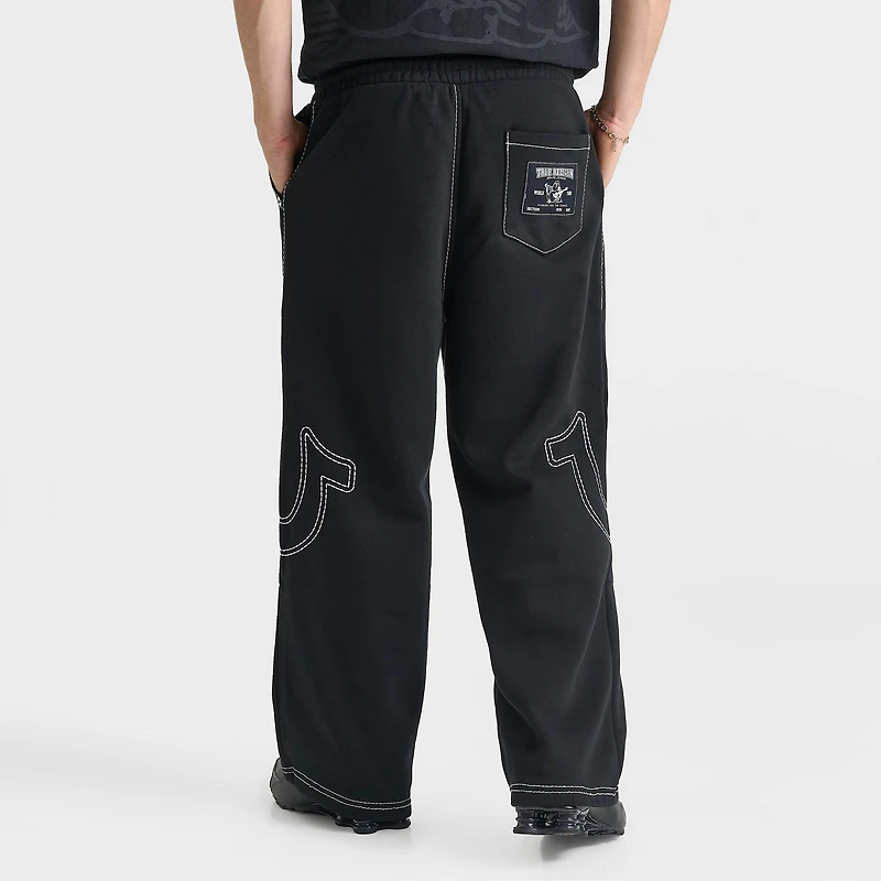 Men's True Religion Big T Baggy Fleece Sweatpants