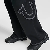 Men's True Religion Big T Baggy Fleece Sweatpants