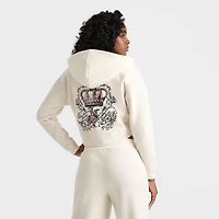 Women's Juicy Couture Crown Fleece Full-Zip Hoodie