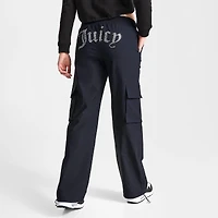 Women's Juicy Couture Bling Woven Cargo Pants