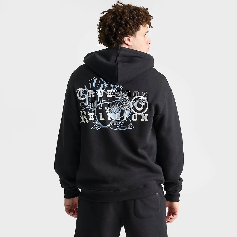 Men's True Religion Buddha Old English Logo Full-Zip Hoodie