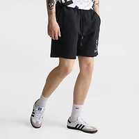 Men's True Religion Buddha Old English Logo Fleece Shorts