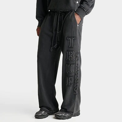 Men's True Religion Logo Appliqué Big T Baggy Sweatpants