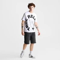 Men's True Religion Bobby Big T Baggy Denim Jean Shorts