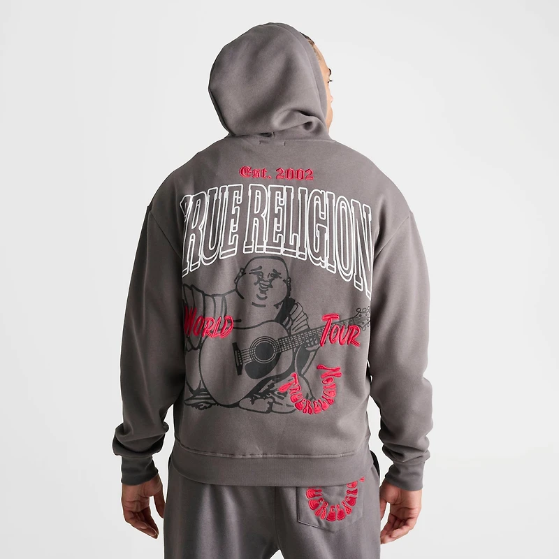 Men's True Religion Groovy Buddha Full-Zip Hoodie