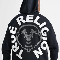 Men's True Religion Buddha Face Fleece Pullover Hoodie
