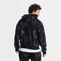 Men's True Religion Warped Logo Fleece Pullover Hoodie