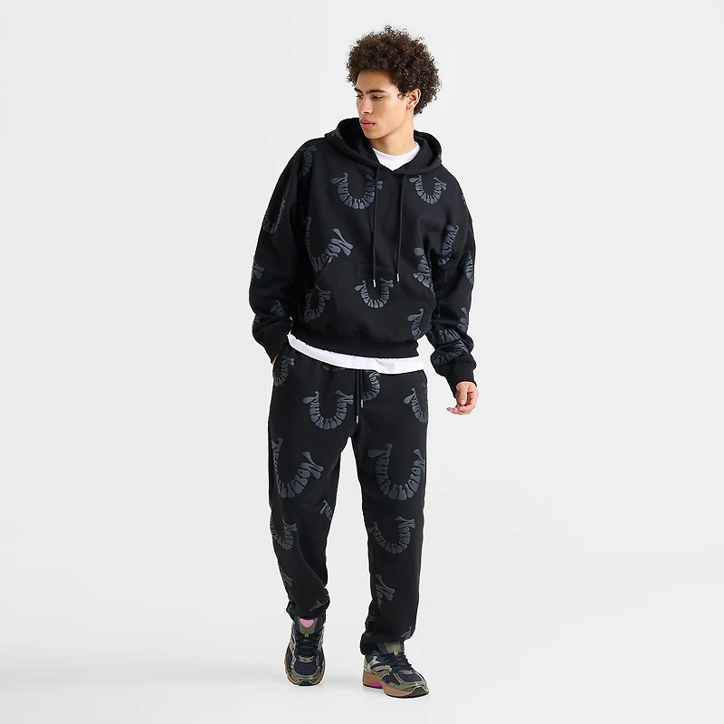 Men's True Religion Warped Logo Fleece Jogger Pants