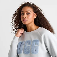 Women's UGG Madeline Fuzzy Logo Crewneck Sweatshirt