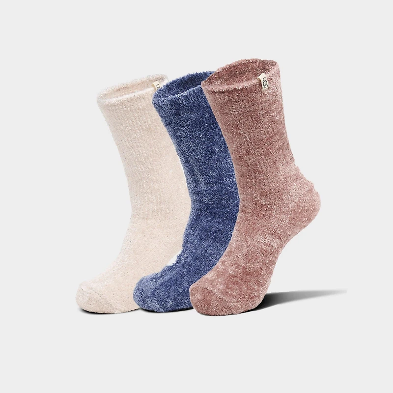 Women's UGG Leda Sparkle Crew Socks (3-Pack)