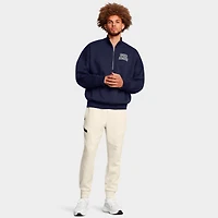 Men's Under Armour UA Icon Heavyweight Terry Oversized Half-Zip Top