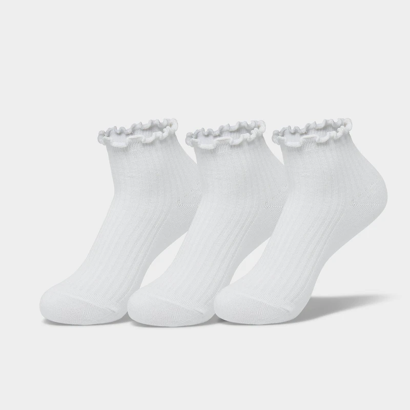 Women's Sonneti Ruffle Ankle Socks (3-Pack)