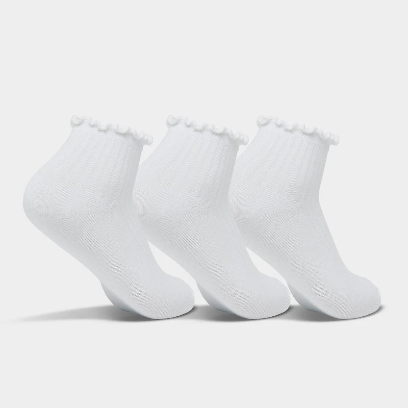 Women's Sonneti Ruffle Ankle Socks (3-Pack)