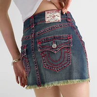 Women's True Religion Twisted Seam Super T Mini Skirt