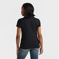 Women's True Religion Buddha Crystal T-Shirt