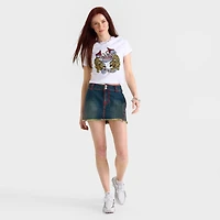 Women's True Religion Crystal Tiger Short-Sleeve T-Shirt