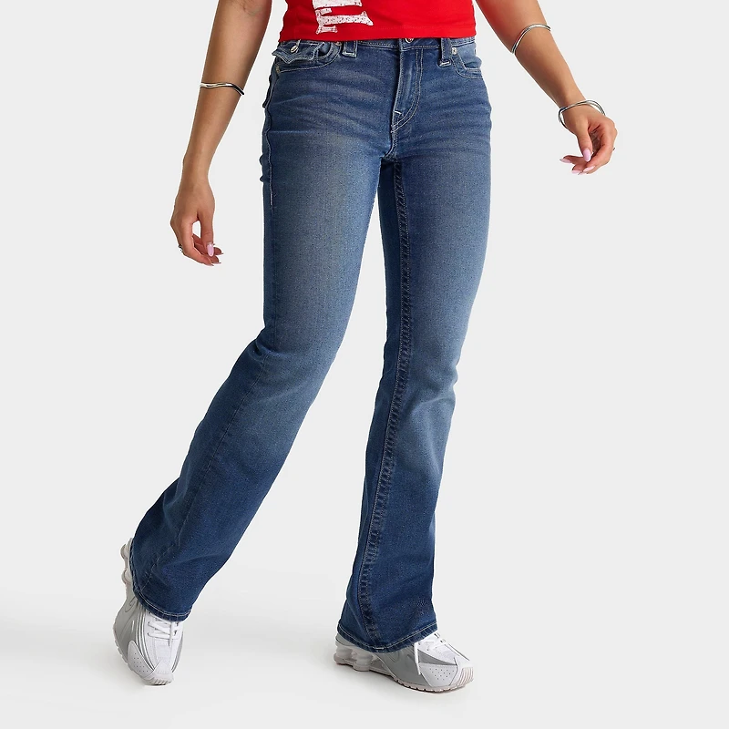 Women's True Religion Becca Crystal Wing Bootcut Jeans