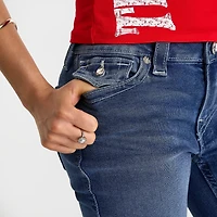Women's True Religion Becca Crystal Wing Bootcut Jeans