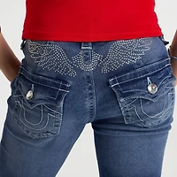 Women's True Religion Becca Crystal Wing Bootcut Jeans