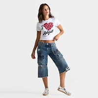 Women's True Religion "I Love Religion" Baby T-Shirt