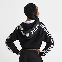 Women's True Religion Crystal Relaxed Full-Zip Hoodie