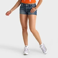 Women's True Religion Joey Big T Winged Horseshoe Frayed Denim Shorts