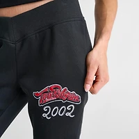 Women's True Religion Crystal V-Waist Flare Jogger Pants