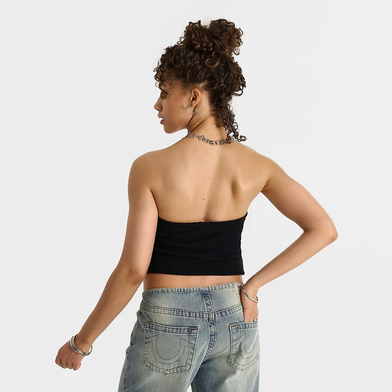 Women's True Religion Crystal Wing Ribbed Tube Top