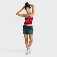 Women's True Religion Crystal Buddha Ribbed Tube Top