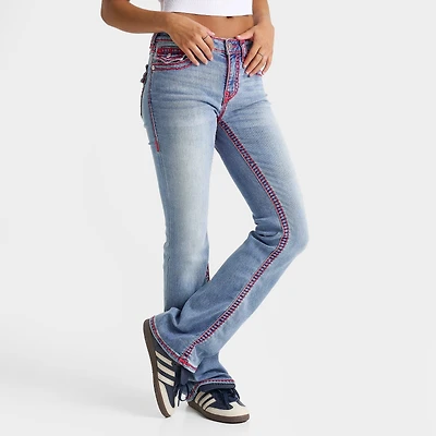 Women's True Religion Becca Super T Mid-Rise Bootcut Jeans