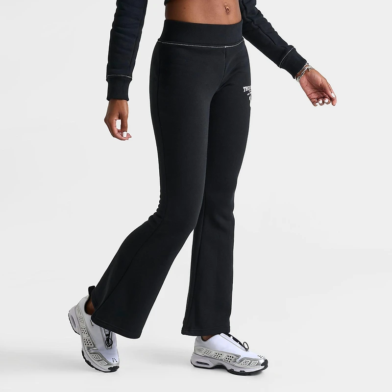 Women's True Religion Crystal Wing Big T Flare Sweatpants