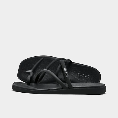 Women's Crocs Miami Metallic Toe Loop Sandals
