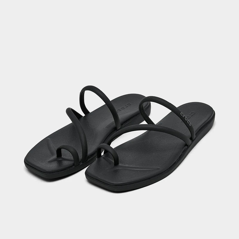 Women's Crocs Miami Metallic Toe Loop Sandals