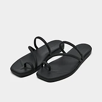 Women's Crocs Miami Metallic Toe Loop Sandals