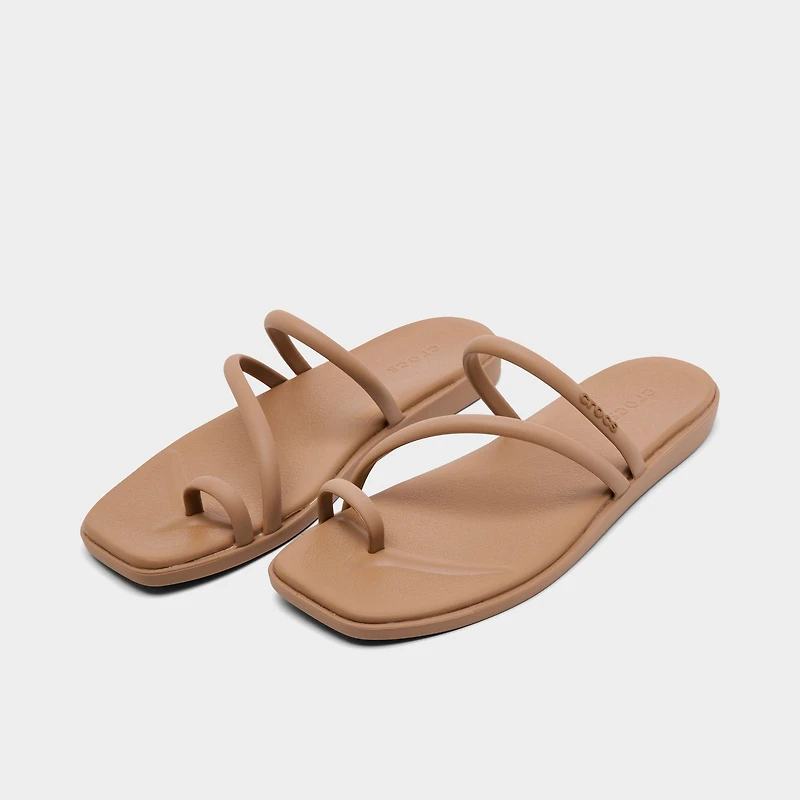 Women's Crocs Miami Metallic Toe Loop Sandals