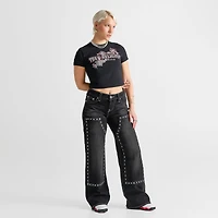 Women's True Religion Crystal Snake Baby T-Shirt